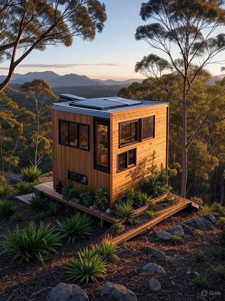 Hillside tiny home